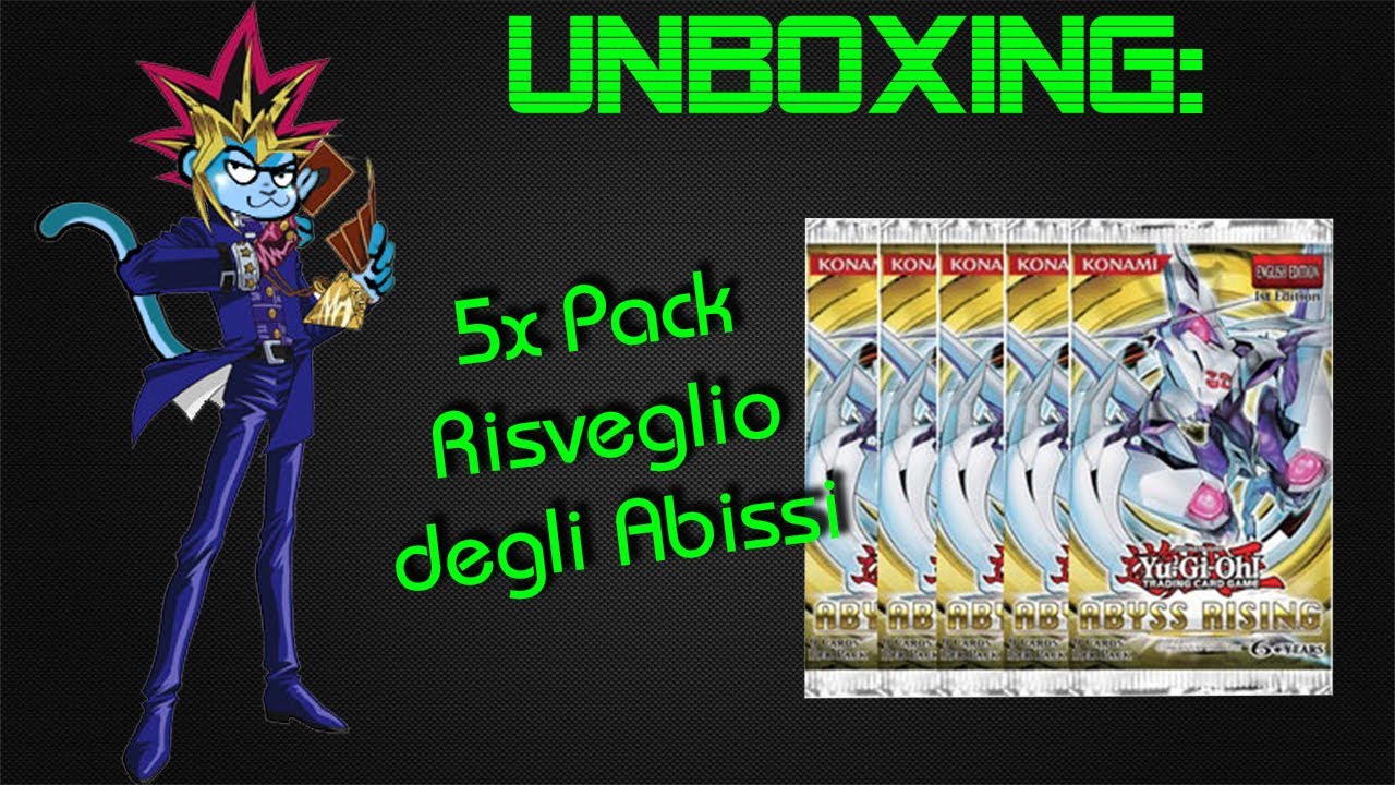 YGO Unboxing: Abyss Rising 5x packs!