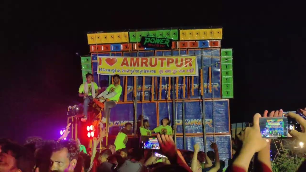 POWER MUSIC VS MEERA MUSIC COMPITITION AT-BALIKHANDA HOLI MELANA 2025 #dj #djremix #viralvideo#views