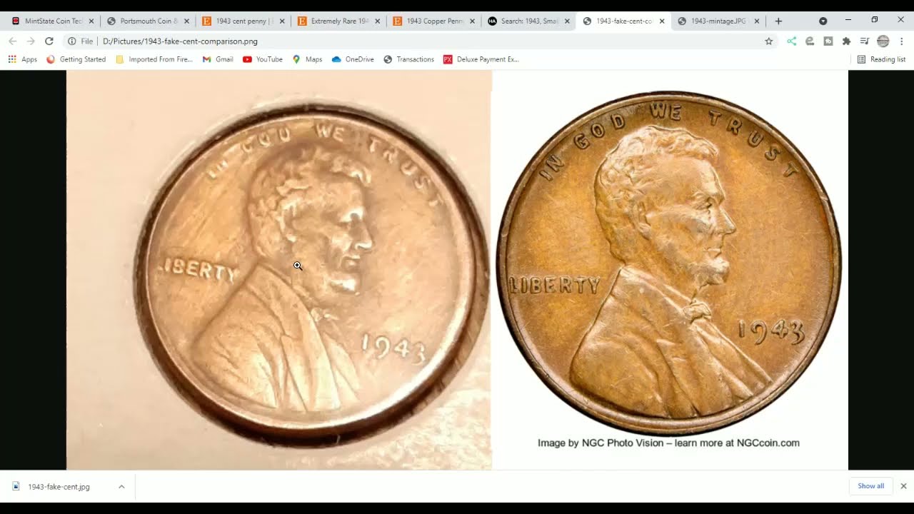 Is 1943 Steel Penny Worth $40,000 ?? Is This 1943 Copper Penny Real ?