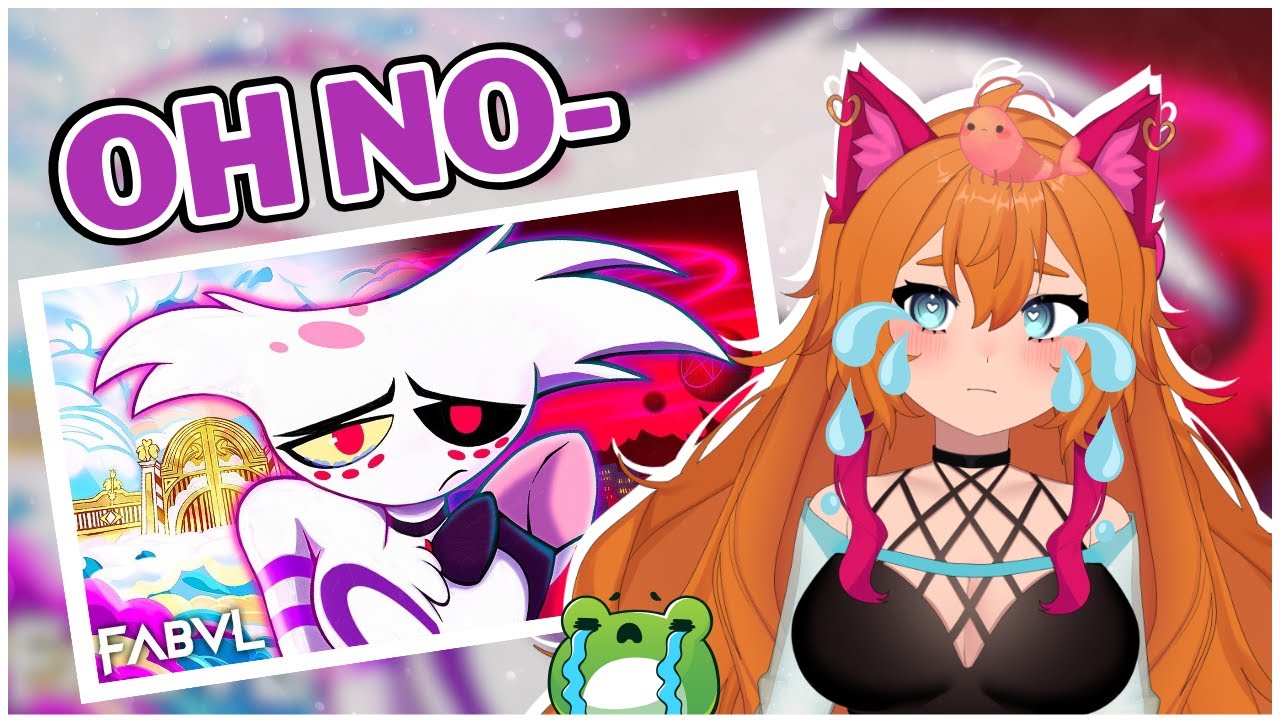 CATGIRL REACTS | ANGEL DUST SONG “Good Ones go to Heaven” | FabvL [Hazbin Hotel]