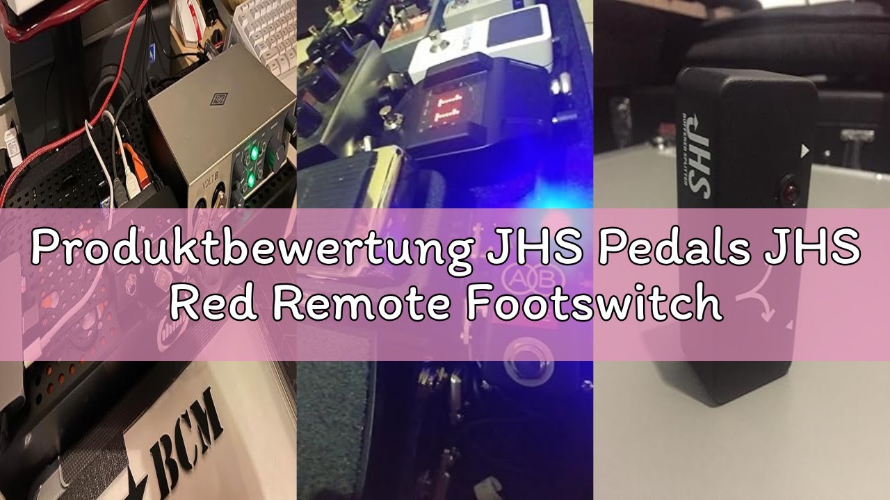 Produktbewertung JHS Pedals JHS Red Remote Footswitch