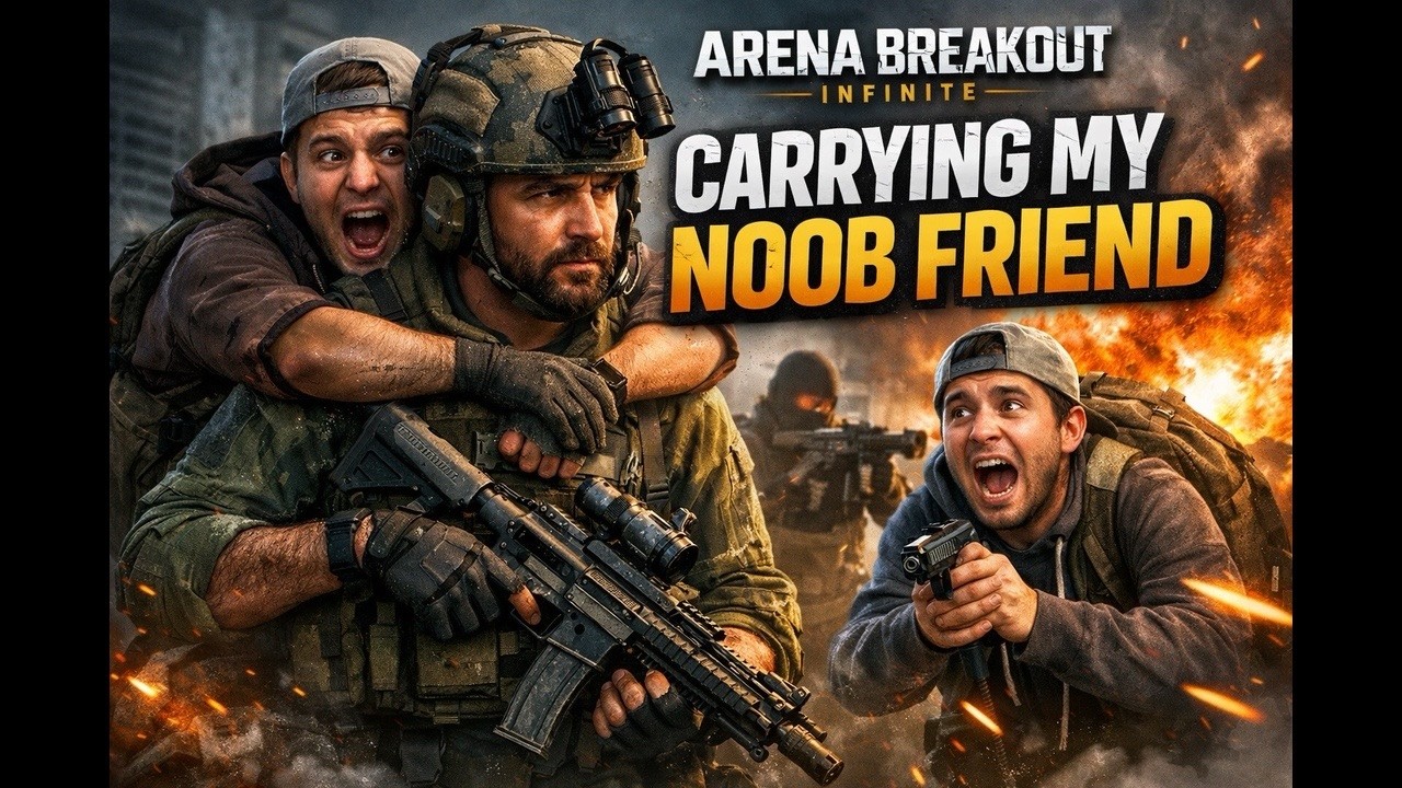 I carried my friend in Arena Breakout who hasn't gamed in 15 years!