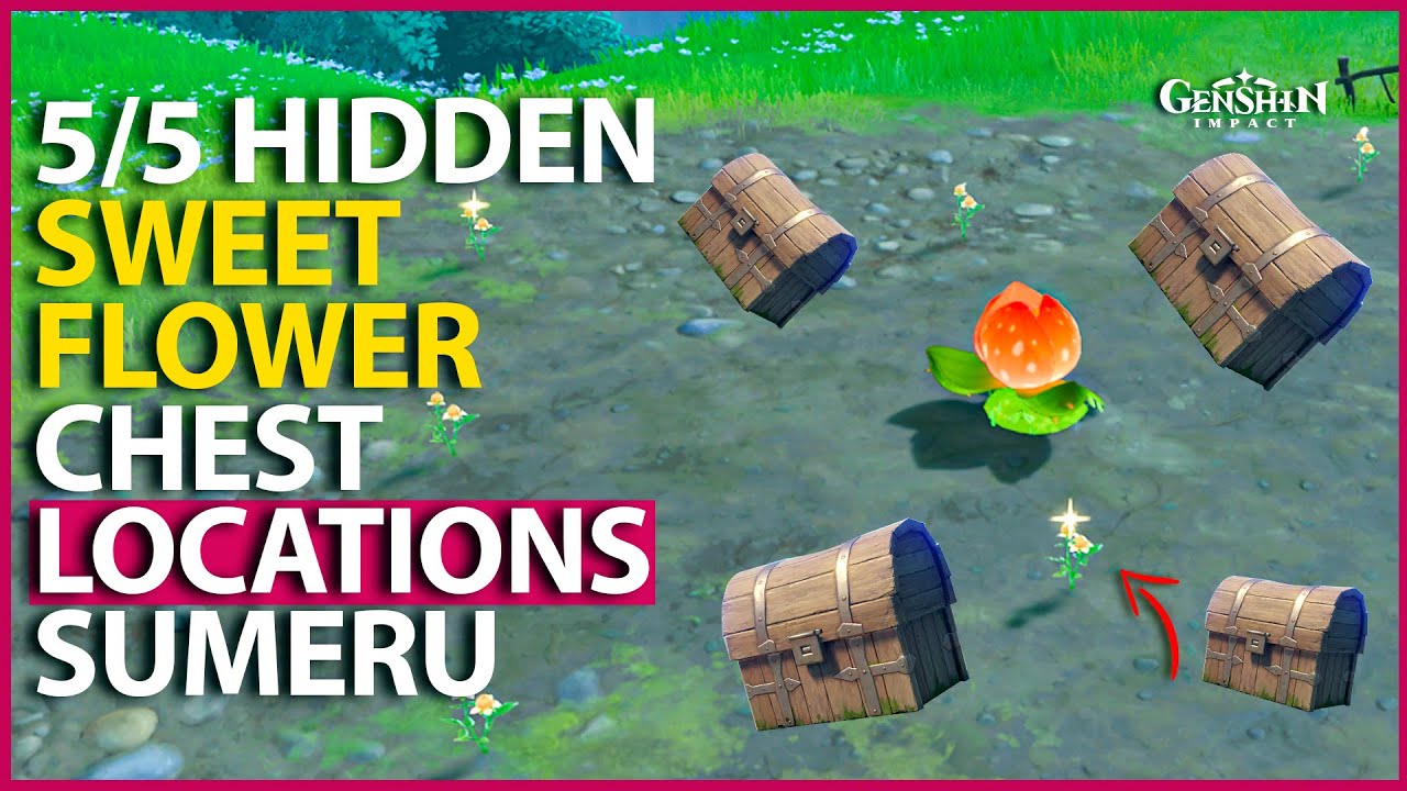 90% Of Players Didn’t Find This Hidden Sweet Flower Chests Sumeru Genshin Impact 3.0