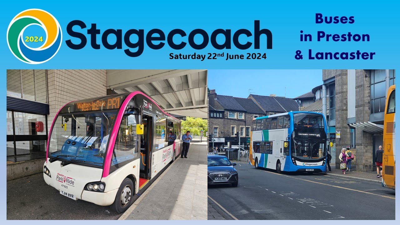 586 - Stagecoach buses in Preston and Lancaster in June 2024