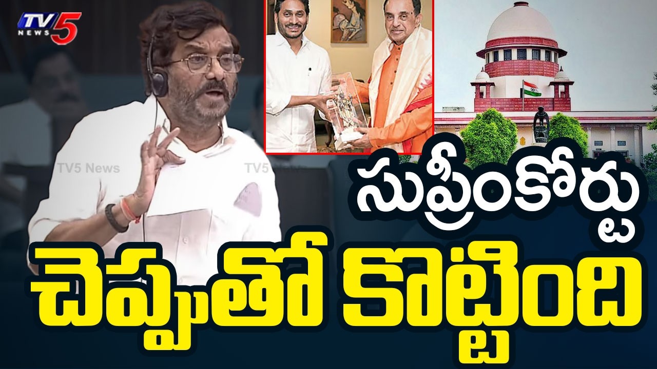 MLA Somireddy Chandramohan Reddy Powerful Counter to YCP in AP Assembly |Jagan | Supreme Court | TV5