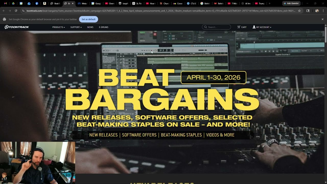 Распродажа Tonntrack | плюс прямая трансляция EZdrummer 3 и EZbass