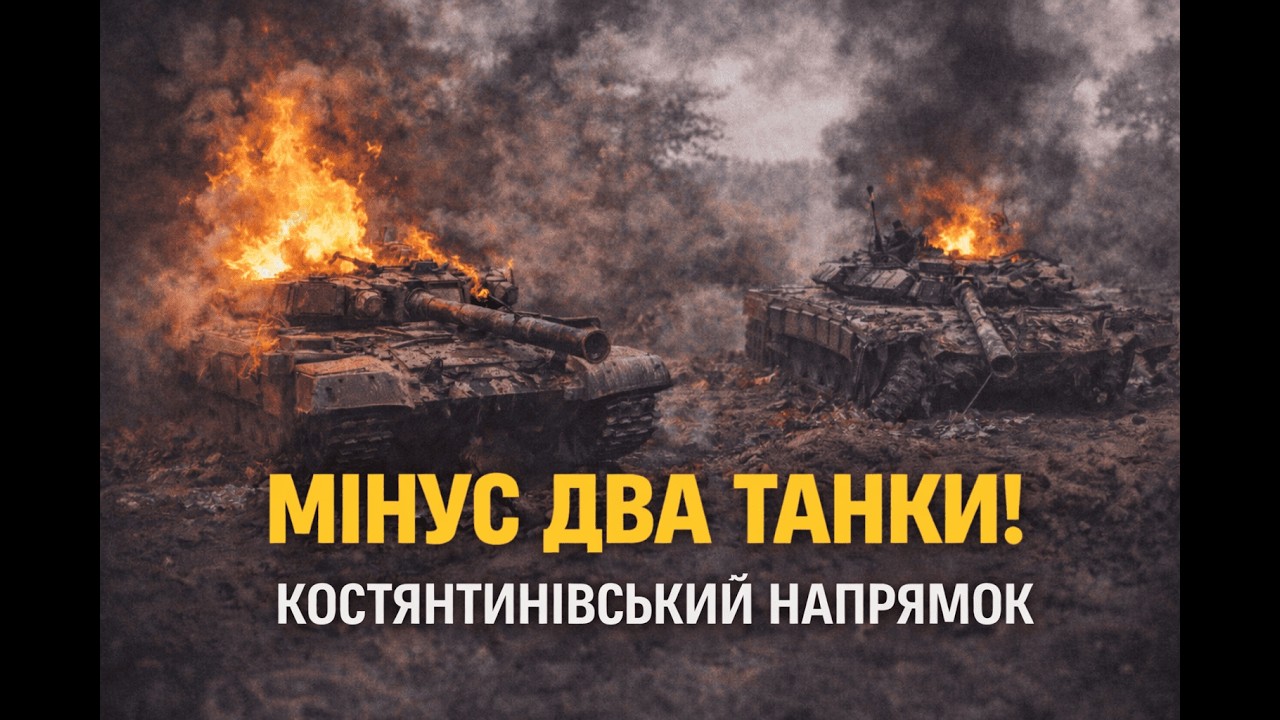 Костянтинівський напрямок: мінус два ворожих танки. 🚀💨