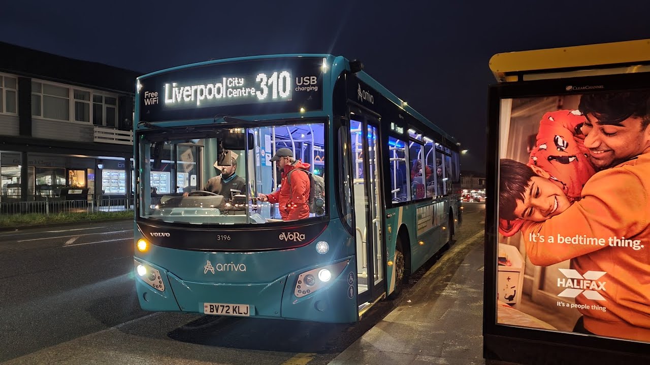 BRAND NEW Part 9! Arriva North West Volvo B8R/MCV Evora 3196/BV72KLJ - Route 310