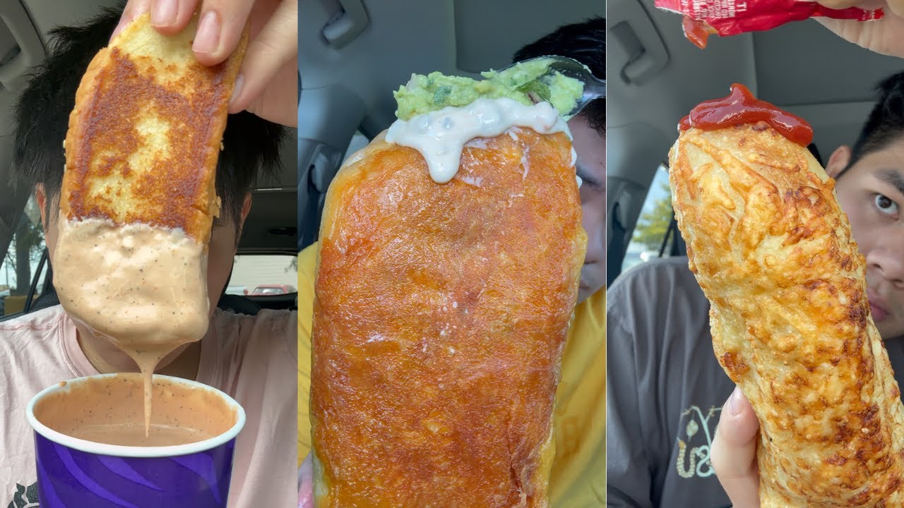 ASMR Eating | Chipotle 🌯 Costco 🍕 Raising Cane’s 🍗
