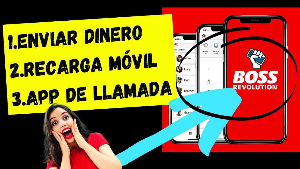 🔝 C&oacute;mo funciona Boss Revolution Money 📲 (Usar para Enviar Dinero - Recarga de celulares y llamadas)
