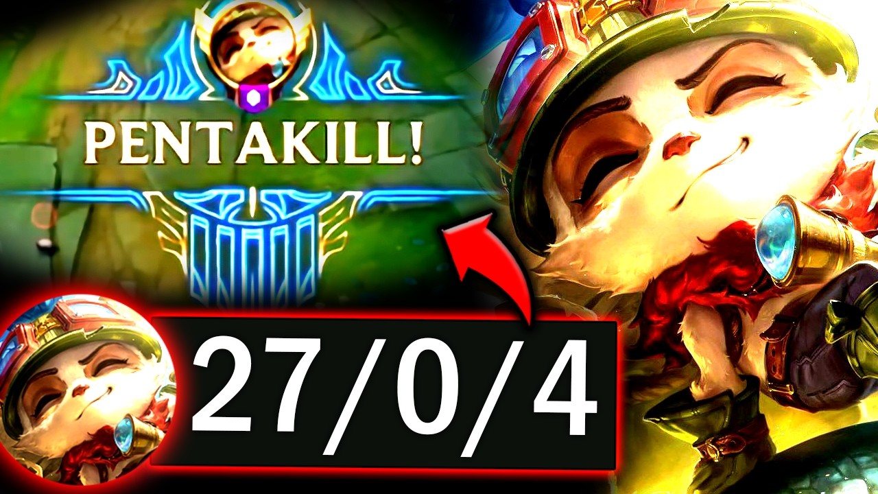 TEEMO TOP IS LITERALLY A 1V9 PENTAKILL MACHINE (AND I LOVE IT) - 2026 Teemo TOP Gameplay Guide