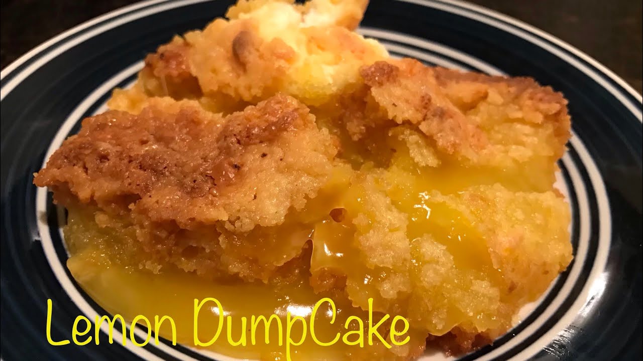 How To Make Lemon Cheesecake Dump Cake Recipe // 4 Ingredients