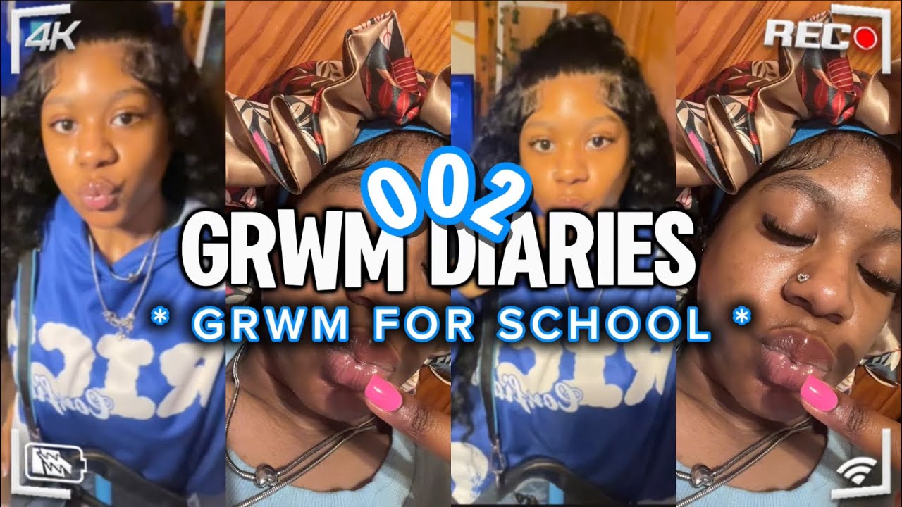 GRWM DIARIES 002 📸🩵 | Grwm for school after president day !!