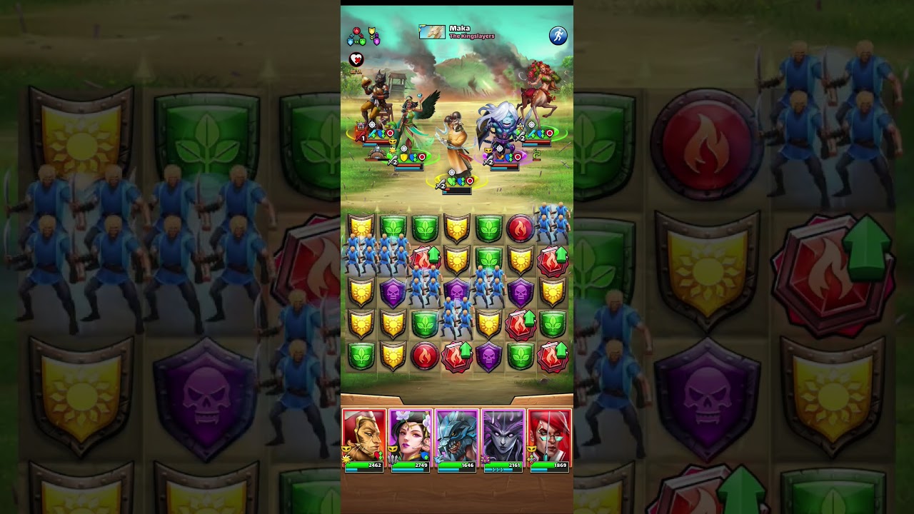 Empires And Puzzles Alliance War 1st attempt 