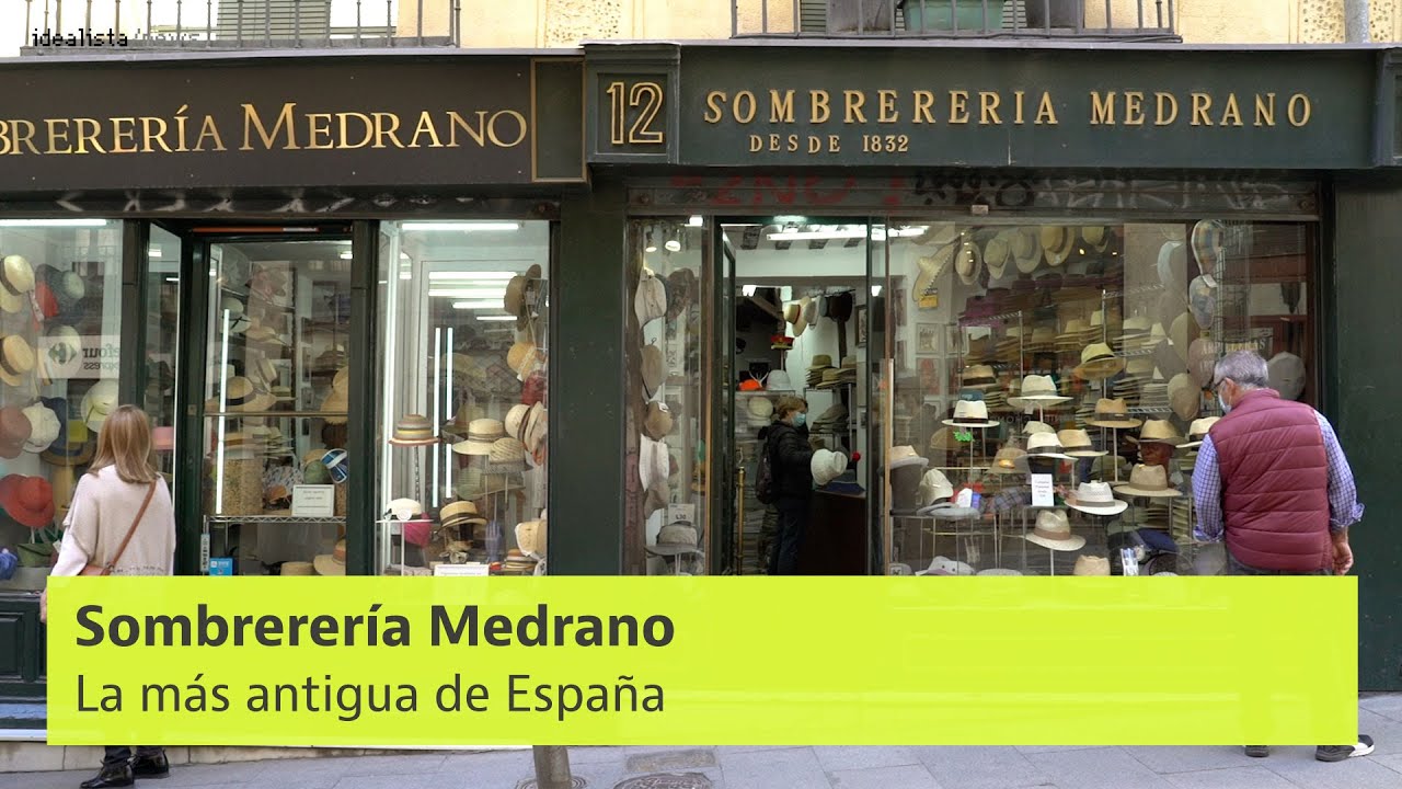 Sombrerería Medrano, la más antigua de Madrid y de España