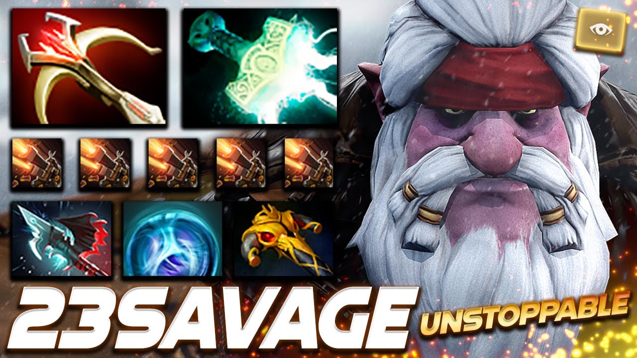 23savage Sniper Unstoppable Marksman - Dota 2 Pro Gameplay [Watch & Learn]