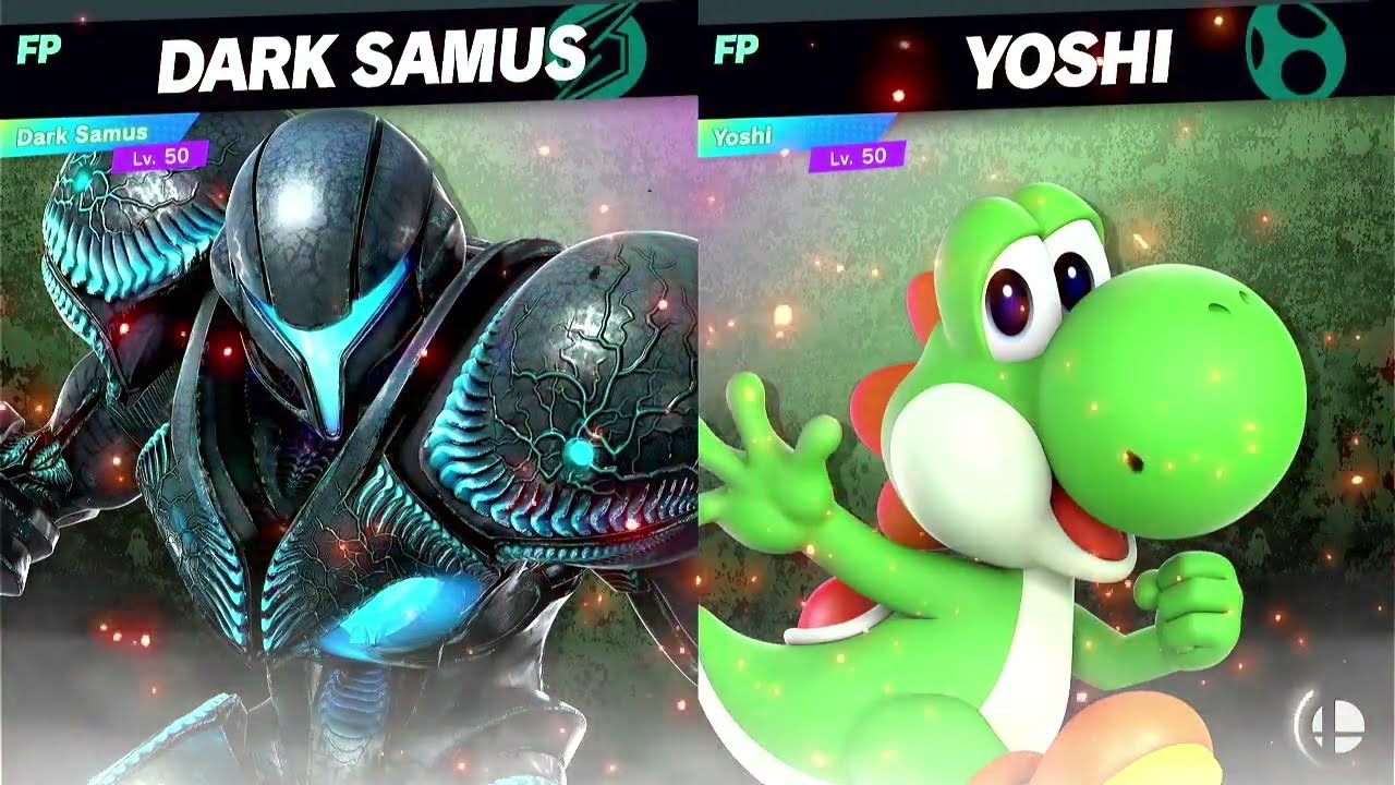 Super Smash Bros Ultimate Amiibo Fights Dark Samus vs the World #5 vs Yoshi