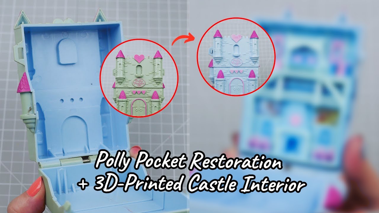 Designing and 3D-Printing Some Medieval Rooms for my Polly Pocket Castle (+ MTG) #elegoo