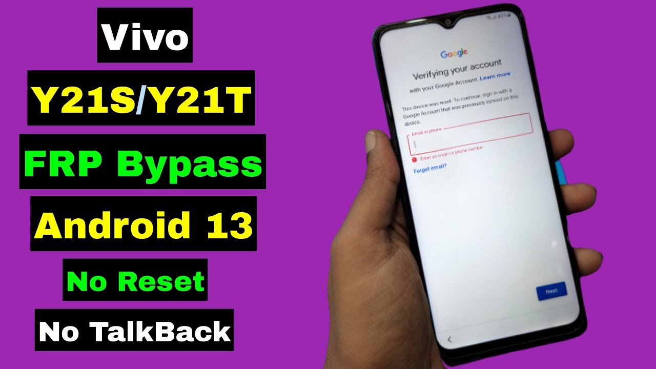 Vivo Y21S/Y21T FRP Bypass Android 13 Without PC | No Talkback No Reset | New Security | Final Method