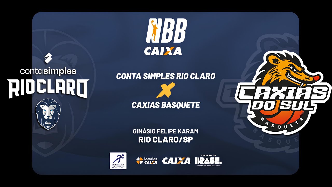 Rio Claro X Caxias do Sul | NBB Caixa 2025/26 - Com Imagens