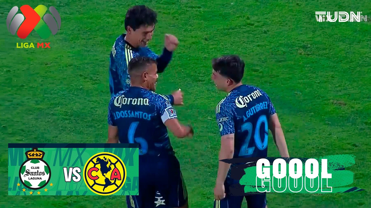 &iexcl;GOOL DEL AM&Eacute;RICA! Santos vs Am&eacute;rica | Liga MX - Jornada 13 Clausura 2026 | TUDN
