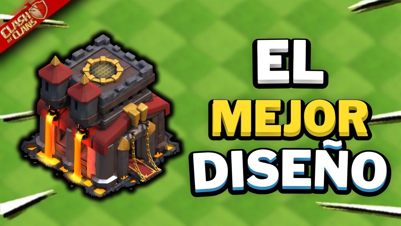 Diseño INCREÍBLE para Aldea AYUNTAMIENTO Nivel 10 en 2023! (Clash of Clans - TH10) 🚀