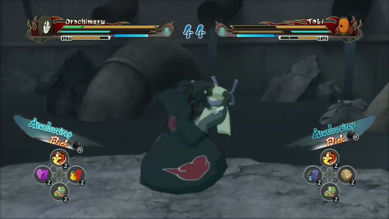 Orochimaru vs Tobi - Naruto Shippuden Ultimate Ninja Storm Revolution
