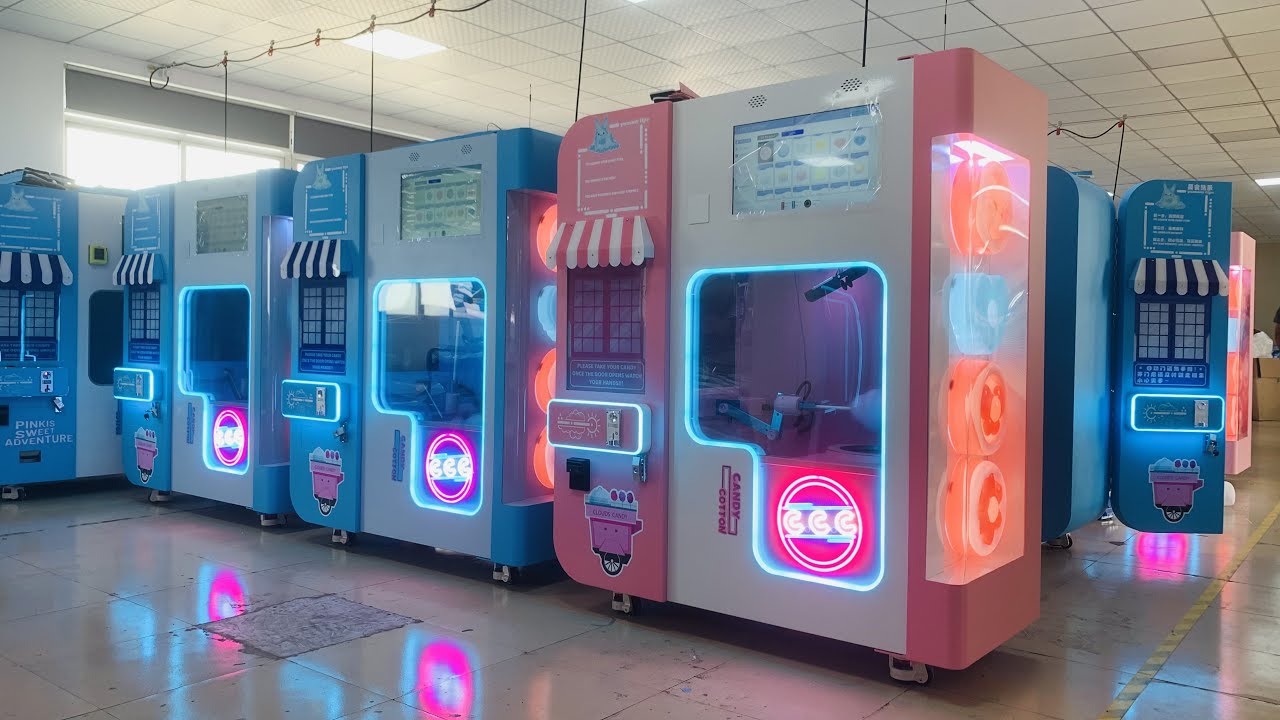 Automatic Cotton Candy Vending Machine
