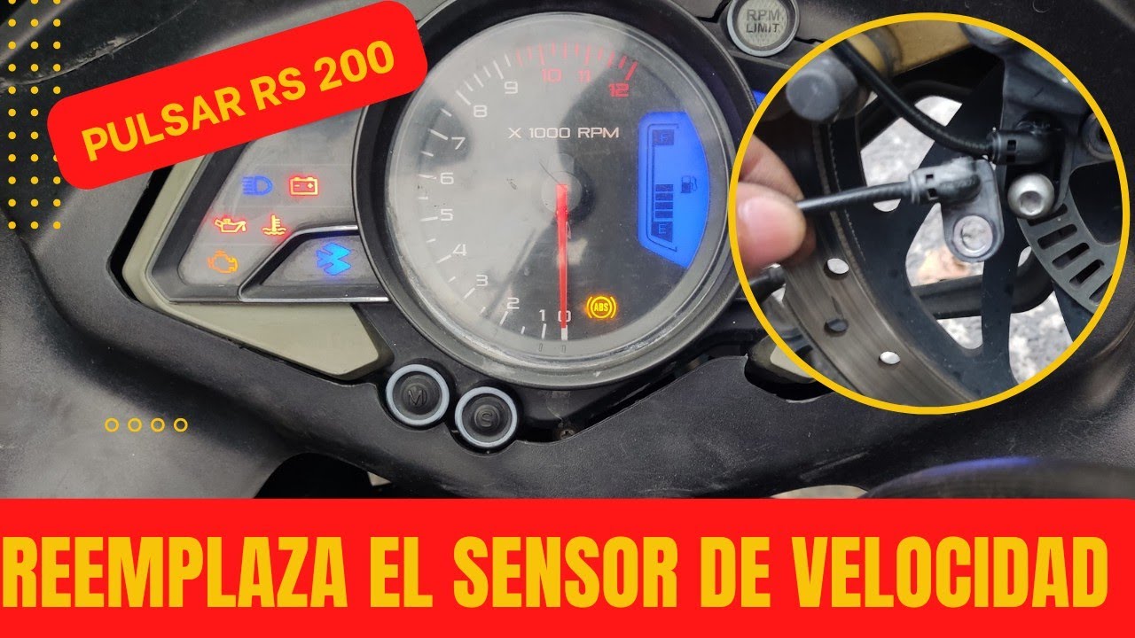 PULSAR RS 200 | CÓMO REEMPLAZAR SENSOR DE VELOCIDAD | BAJAJ | TUTORIALES | MASSIOSARE | 2022