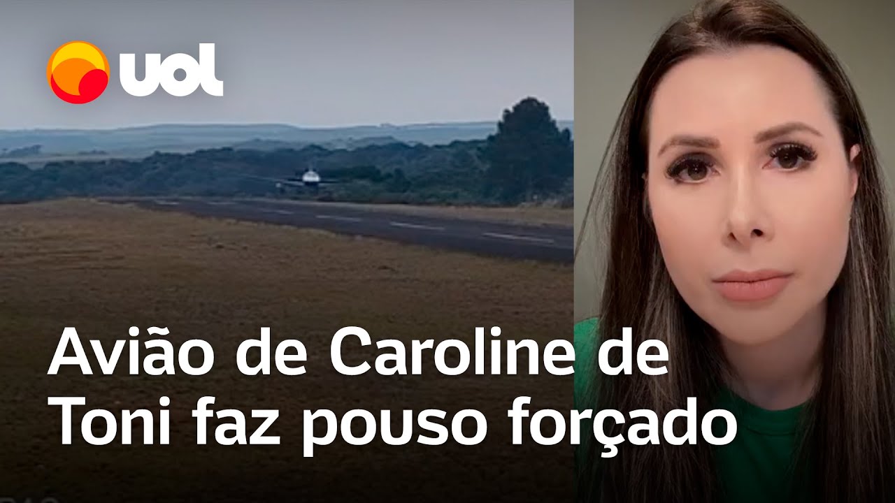 Avião com deputada Caroline de Toni faz pouso de emergência no Paraná; veja momento