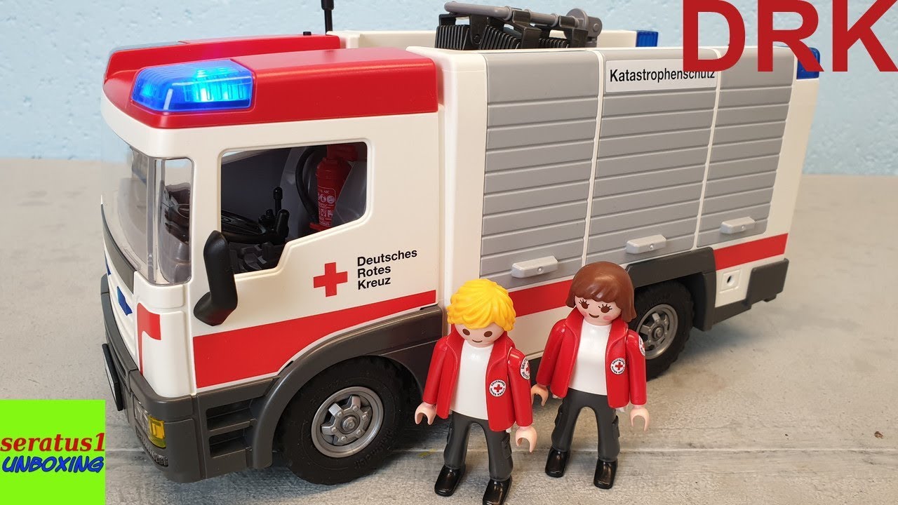 Playmobil DRK Gerätewagen 9536 auspacken seratus1 unboxing Einsatzwagen