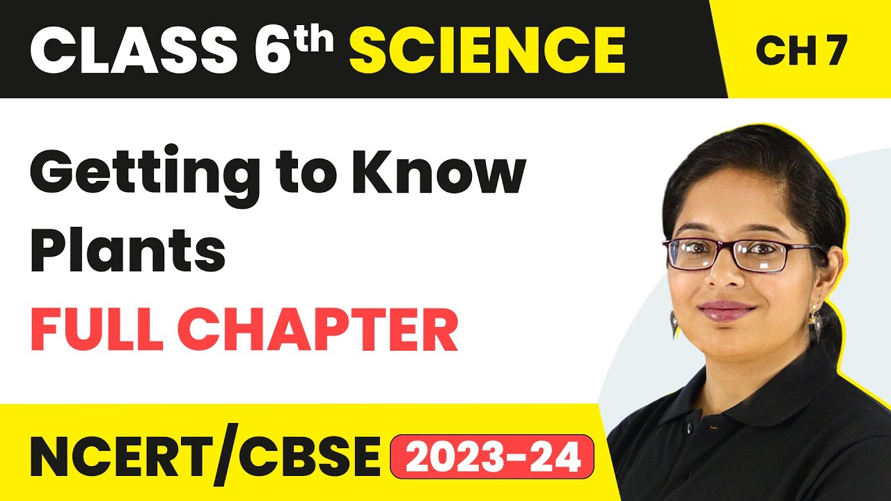 Getting to Know Plants Full Chapter Class 6 Science | NCERT Science Class 6 Chapter 7