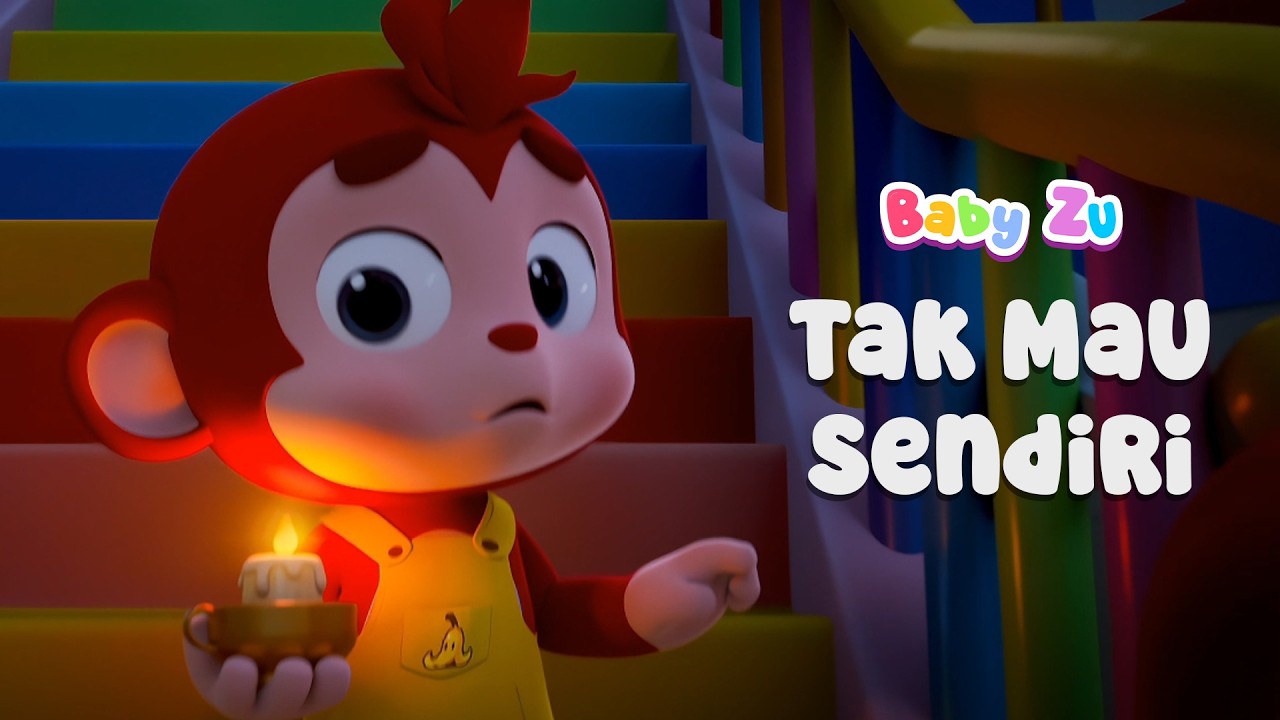 Tak Mau Sendiri  ♪ Ayah Ibu temani aku, saat ku sendiri ♪ BabyZu #potion #music #song #storytime