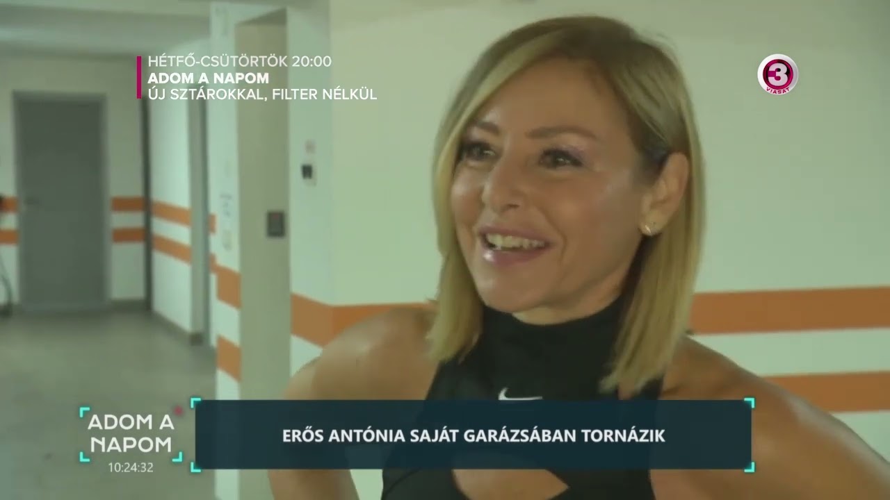 Adom a napom – Ezért edz saját garázsában Erős Antónia