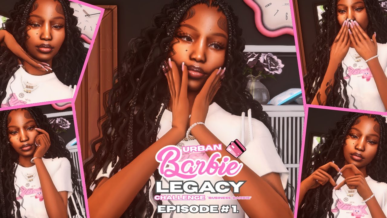 Settling in  | Ep1. | - &ldquo;💅Urban Barbie Legacy Challenge💅 &ldquo;/Gen.2/ Business Barbie💳 | The Sims 4