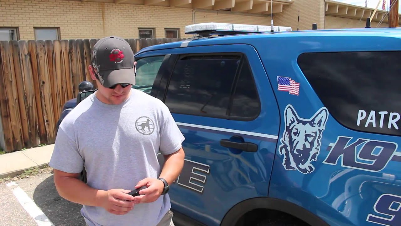 Casper Police Demonstrate Safety Features In K9 Unit Vehicles