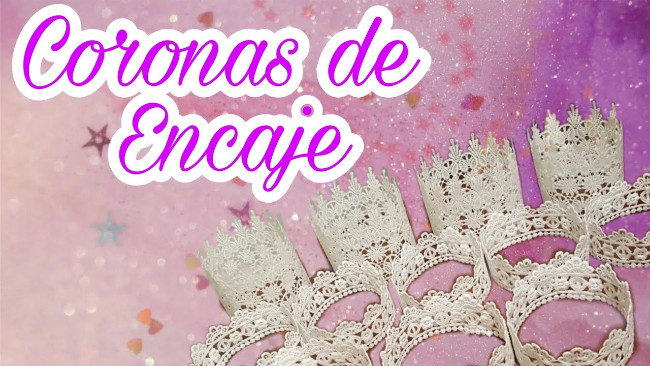 Coronitas de encaje Diy