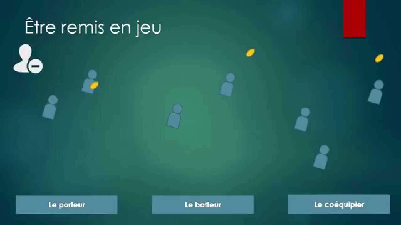 Découvrir les règles du rugby à 15 en vidéo - Episode 10 - Le hors-jeu
