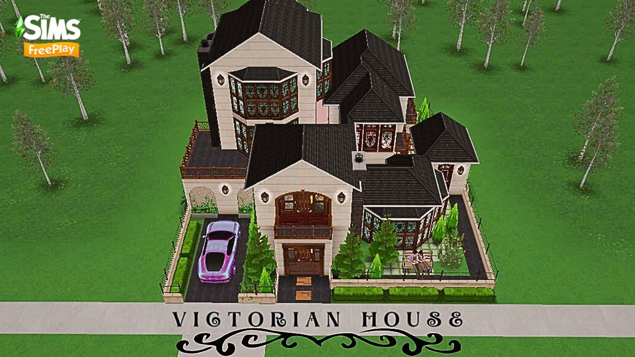 Sims Freeplay | Victorian House | Tour + Live Build | No Glitch