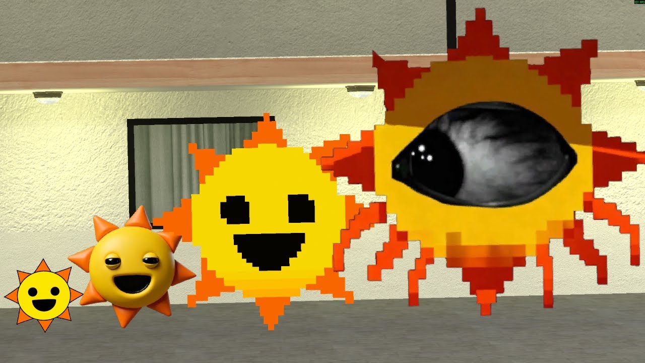 All the Sizes of Sprunki Mr Sun Multiverses want me to Help Them!
