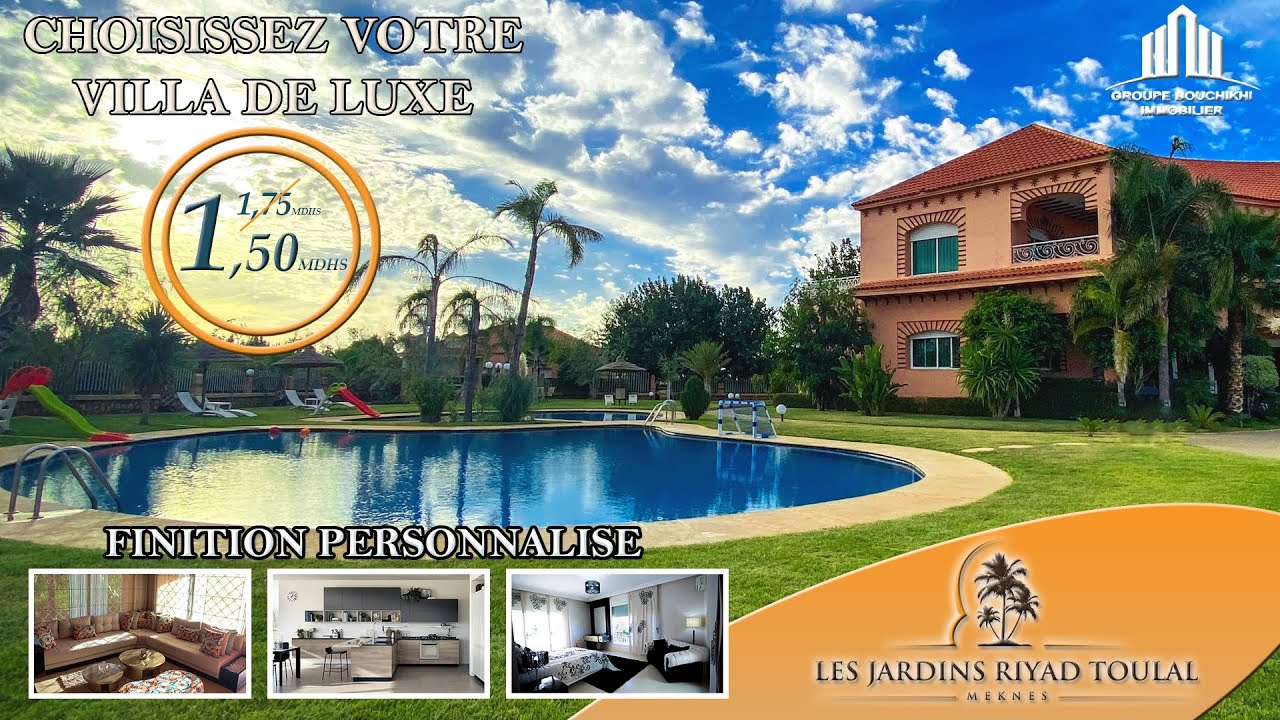 Bande annonce du Complexe Les Jardins Riyad Toulal Mekn&egrave;s