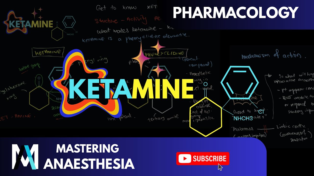 Ketamine EXPLAINED| Pharmacology, Mechanism & Clinical Uses in Anaesthesia