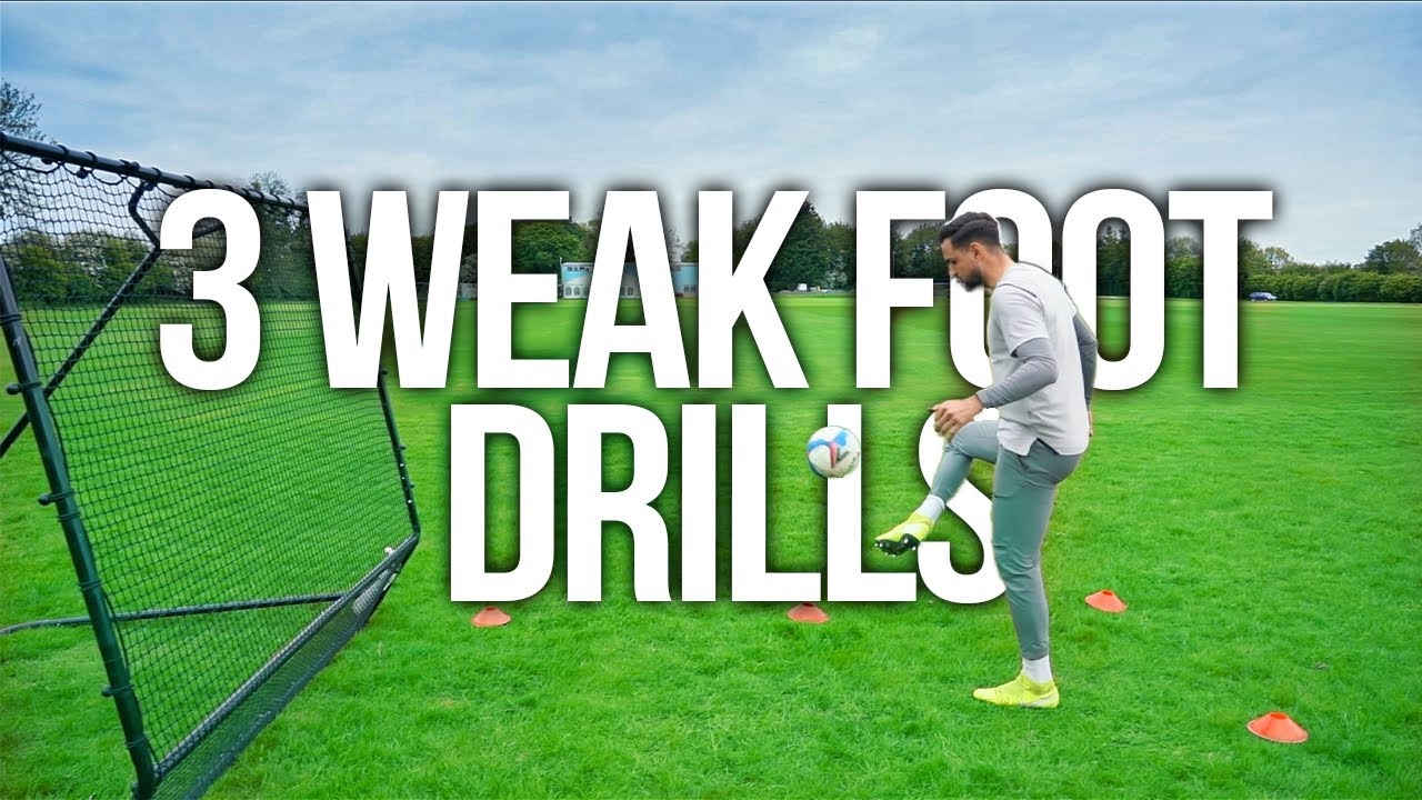 HOW TO IMPROVE YOUR WEAK FOOT | 3 SIMPLE DRILLS