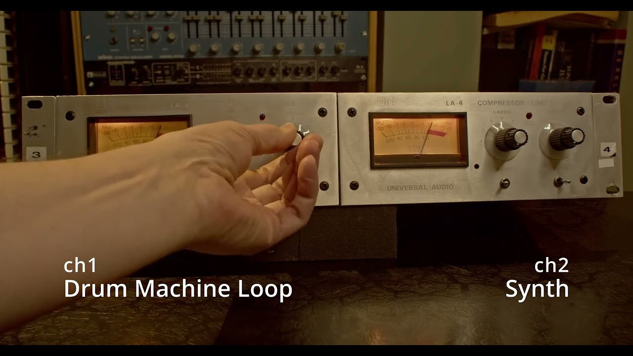 Quick Demo / Testing a Pair of Vintage UREI LA-4 Compressor/Limiters