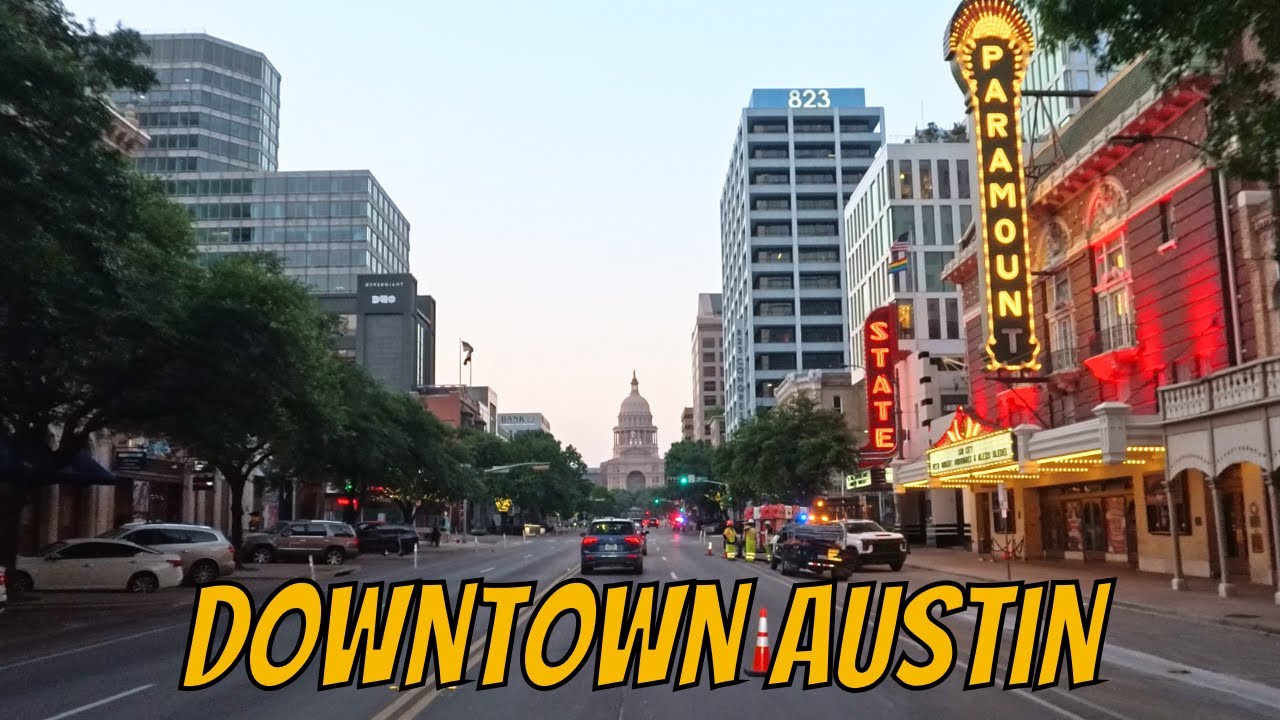 Downtown Austin! Drive with me through the Texas capital!