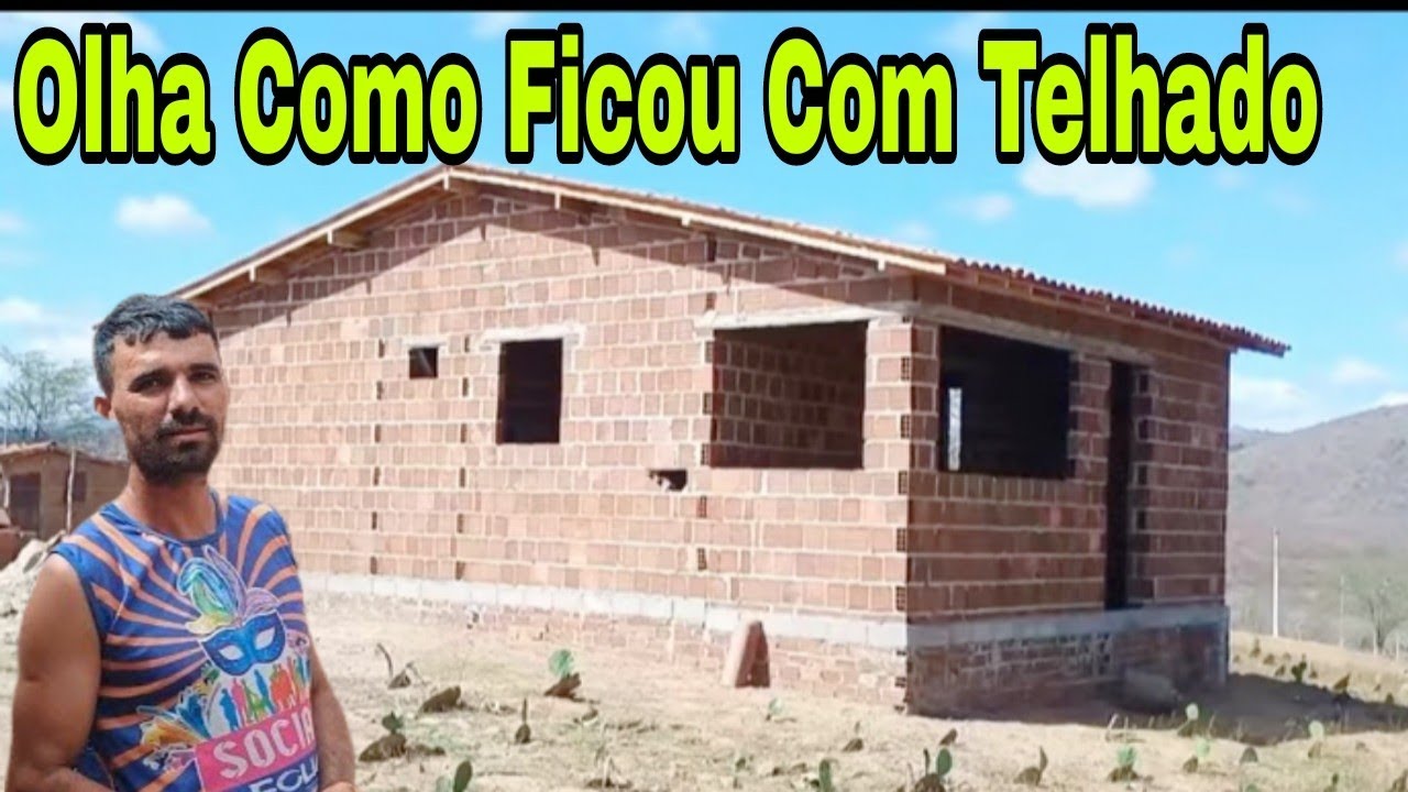 Olha Como Ficou a Casa De Nivaldo Com Telhado