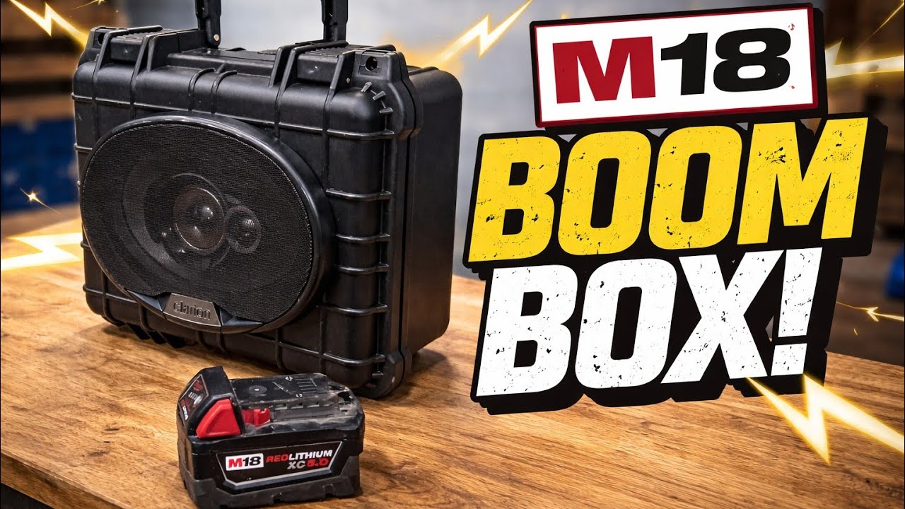 How to Build an M18 Bluetooth Boom Box for $100! (It's EASY!)