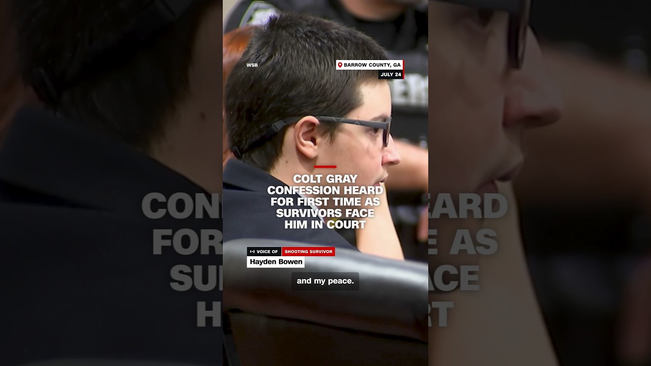 Colt Gray confession heard for first time as survivors face him in court