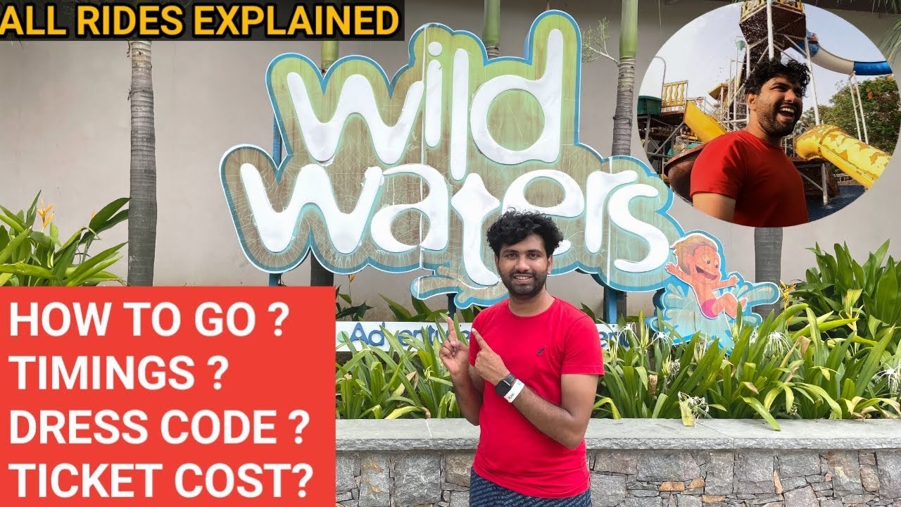 Wild Waters Amusement Park Hyderabad | All Rides Explained 2022