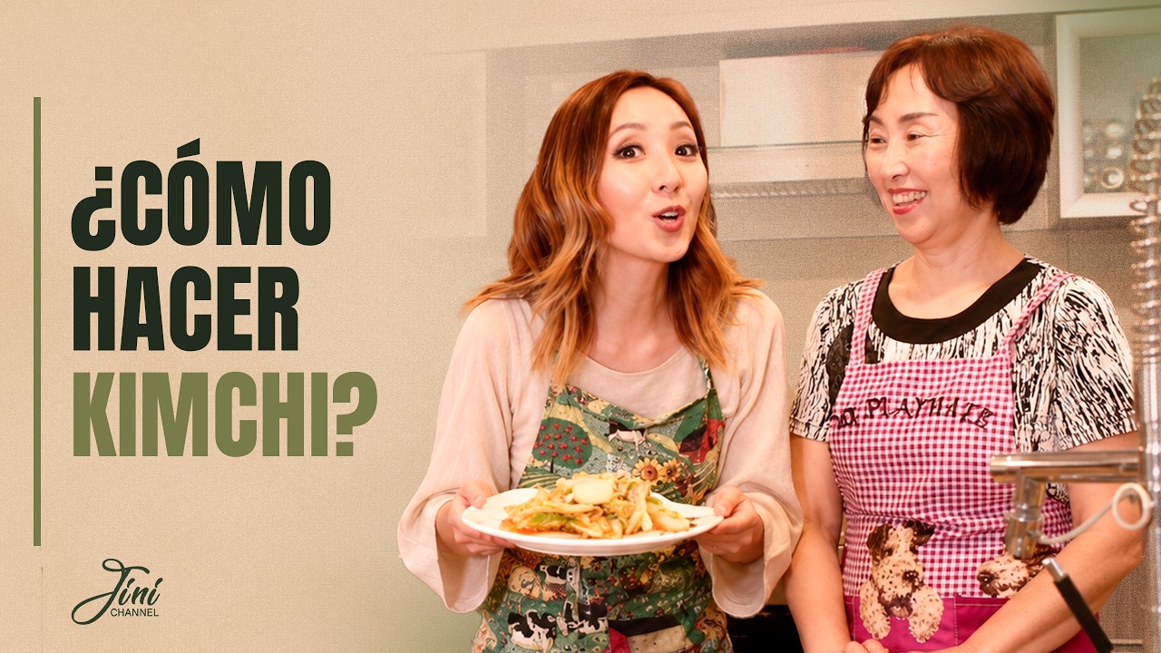 ¿Cómo hacer KIMCHI? ¡Cocino con mi mamá! - JiniChannel